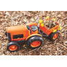 Green Toys - Traktor s vlečkou oranžový Green Toys - Traktor s vlečkou oranžový