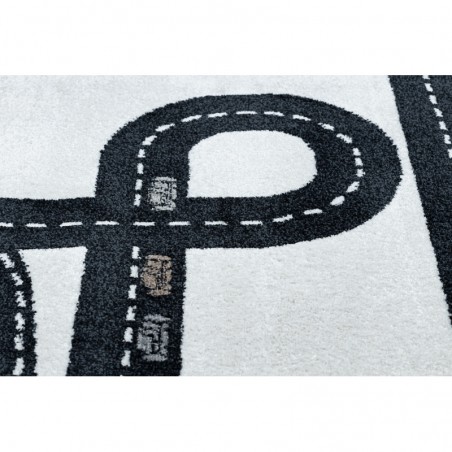Dywany Łuszczów Dětský kusový koberec Fun Track cream 200x290 cm Dywany Łuszczów Dětský kusový koberec Fun Track cream 200x290 cm