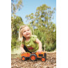 Green Toys - Traktor s vlečkou oranžový Green Toys - Traktor s vlečkou oranžový