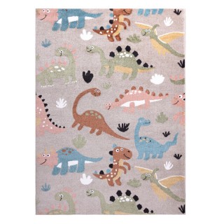 Dywany Łuszczów Dětský kusový koberec Fun Dino beige 120x170 cm
