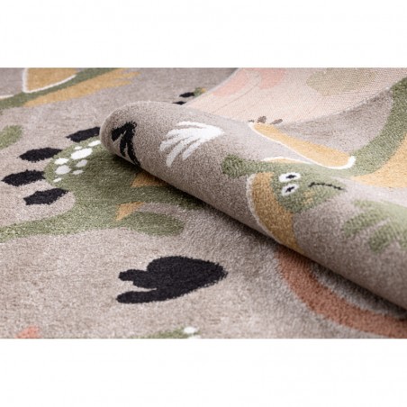 Dywany Łuszczów Dětský kusový koberec Fun Dino beige 160x220 cm Dywany Łuszczów Dětský kusový koberec Fun Dino beige 160x220 cm