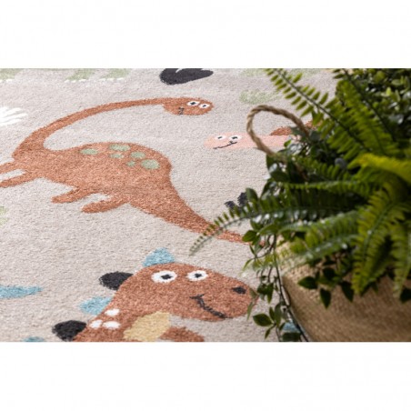 Dywany Łuszczów Dětský kusový koberec Fun Dino beige 160x220 cm Dywany Łuszczów Dětský kusový koberec Fun Dino beige 160x220 cm