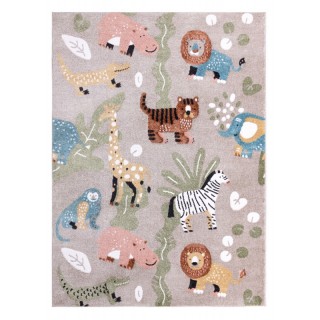 Dywany Łuszczów Dětský kusový koberec Fun Africa beige 80x150 cm