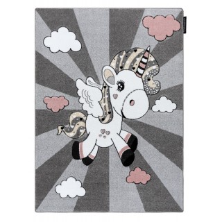 Dywany Łuszczów Dětský kusový koberec Petit Unicorn grey 200x290 cm