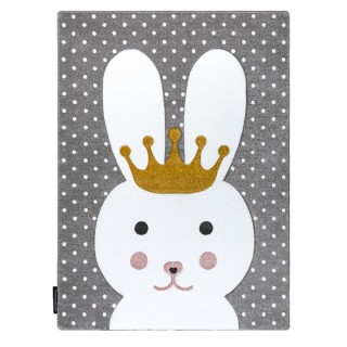 Dywany Łuszczów Dětský kusový koberec Petit Bunny grey 160x220 cm