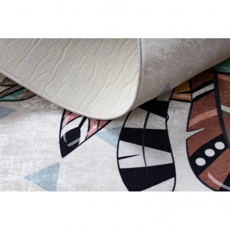 Dywany Łuszczów Dětský kusový koberec Bambino 1960 Tiger indian white 120x170 cm Dywany Łuszczów Dětský kusový koberec Bambino 1960 Tiger indian white 120x170 cm