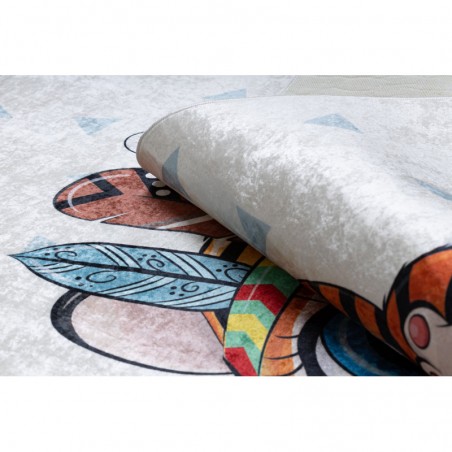 Dywany Łuszczów Dětský kusový koberec Bambino 1960 Tiger indian white 120x170 cm Dywany Łuszczów Dětský kusový koberec Bambino 1960 Tiger indian white 120x170 cm