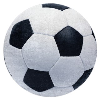 Dywany Łuszczów Dětský kusový koberec Bambino 2139 Football kruh průměr 100 cm