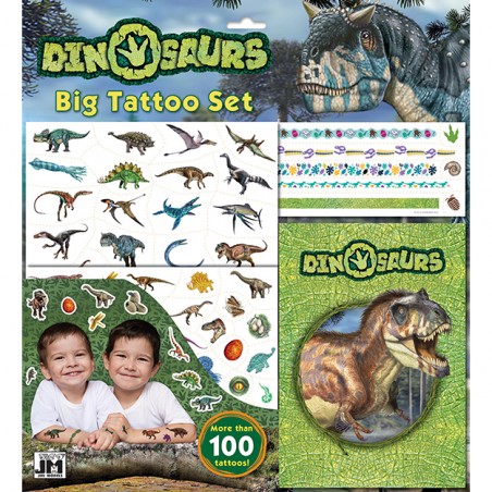 Jiri Models Velký set s tetováním Dinosauři