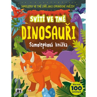 Jiri Models Samolepkový sešit Svítí ve tmě Dinosauři