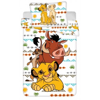 Jerry Fabrics Dětské povlečení Lion King Afrika 140x200/ 70x90 cm