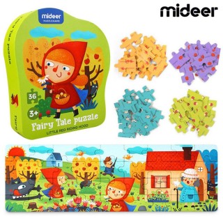 MIDEER Červená Karkulka puzzle 36 dílků