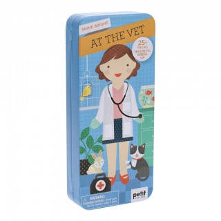 PetitCollage Magnetické puzzle Veterinářka