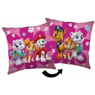 Jerry Fabrics Dětský polštářek Paw Patrol Flowers 40x40 cm