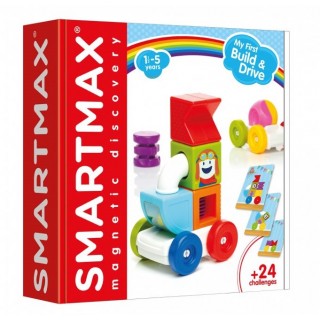 SmartMax Moje první magnetická stavebnice s autem 2v1