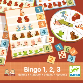 DJECO Eduludo Bingo 1, 2, 3