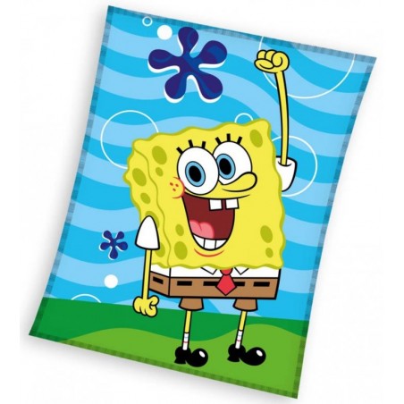 Carbotex Dětská deka Sponge Bob zábava v moři 130x170 cm