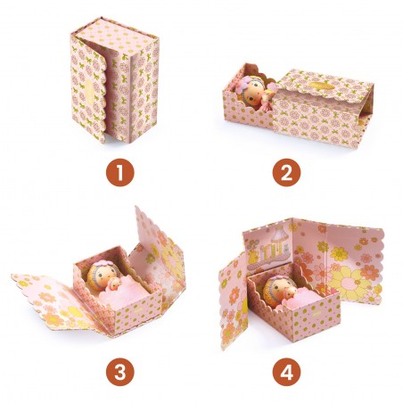 DJECO Tinyly pokojíček Rose and Fleur DJECO Tinyly pokojíček Rose and Fleur