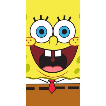 Carbotex Dětská osuška Spongebob face 70x140 cm