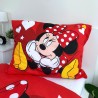Jerry Fabrics Bavlněné dětské povlečení Minnie Red heart 140x200, 70x90 cm
