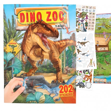 Dino World Kreativní sešit Vytvoř si svojí Dino Zoo
