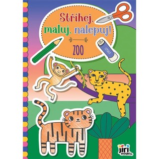 Jiri Models Stříhej, maluj, nalepuj! ZOO