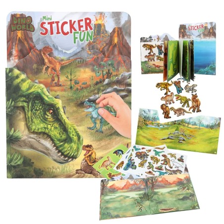 Dino World Kreativní sešit Mini sticker fun