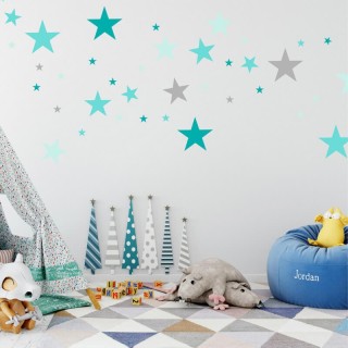 Inspio Samolepka na zeď Tyrkysové souhvězdí