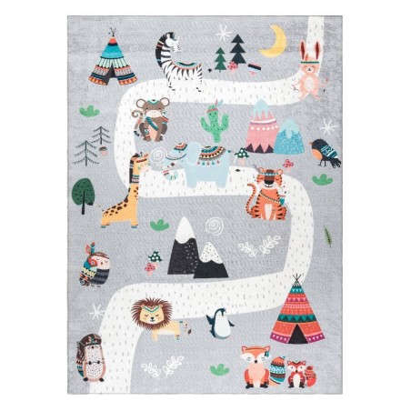 Dywany Łuszczów Dětský koberec Bambino 2160 Indian grey 80x150 cm