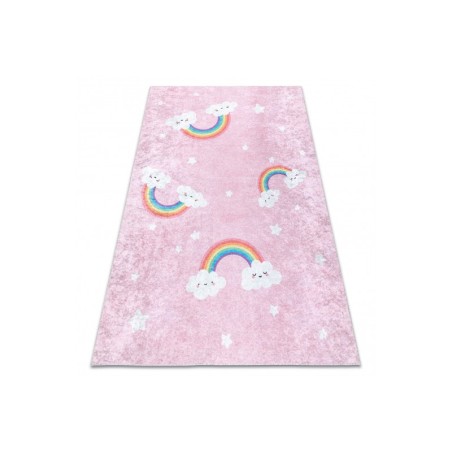 Dywany Łuszczów Dětský koberec Junior 52063.802 Rainbow pink 80x150 cm Dywany Łuszczów Dětský koberec Junior 52063.802 Rainbow pink 80x150 cm