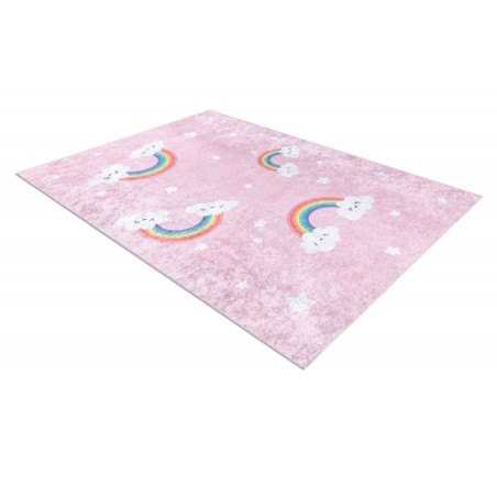 Dywany Łuszczów Dětský koberec Junior 52063.802 Rainbow pink 160x220 cm Dywany Łuszczów Dětský koberec Junior 52063.802 Rainbow pink 160x220 cm