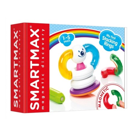 SmartMax Magnetická stavebnice Moje první magnetické stohovací kroužky