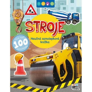 Jiri Models Naučný samolepkový sešit stroje