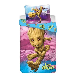 Jerry Fabrics Dětské povlečení Groot I am Groot 140x200, 70x90 cm