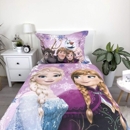 Jerry Fabrics Bavlněné dětské povlečení Frozen Purple 05 140x200, 70x90 cm Jerry Fabrics Bavlněné dětské povlečení Frozen Purple 05 140x200, 70x90 cm