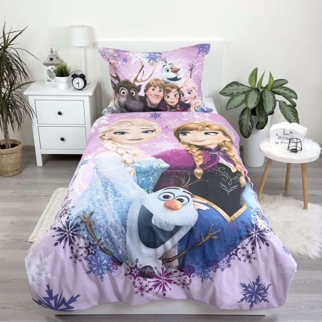 Jerry Fabrics Bavlněné dětské povlečení Frozen Purple 05 140x200, 70x90 cm Jerry Fabrics Bavlněné dětské povlečení Frozen Purple 05 140x200, 70x90 cm