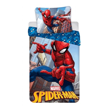 Jerry Fabrics Bavlněné dětské povlečení Spider-man 04 140x200, 70x90 cm