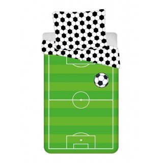 Jerry Fabrics Dětské povlečení Football Green 02 140x200, 70x90 cm