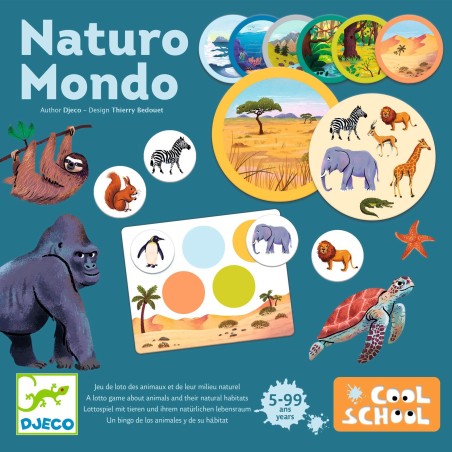 DJECO Loto hra Cool School Naturo Mondo