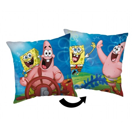 Jerry Fabrics Dětský polštářek Sponge Bob Sea 40x40 cm