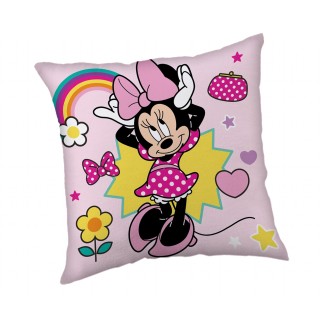 Jerry Fabrics Dětský polštářek Minnie Smile 40x40 cm