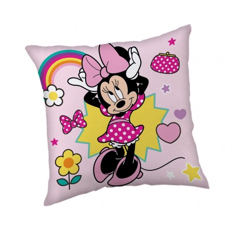 Jerry Fabrics Dětský polštářek Minnie Smile 40x40 cm