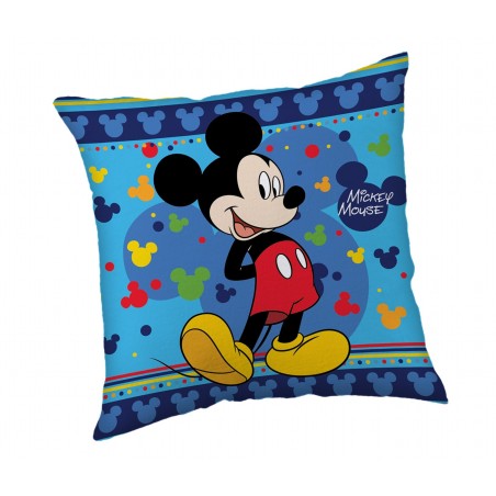 Jerry Fabrics Dětský polštářek Mickey Blue 40x40 cm