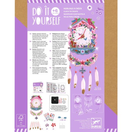 DJECO DIY Hodiny s kukačkou DJECO DIY Hodiny s kukačkou