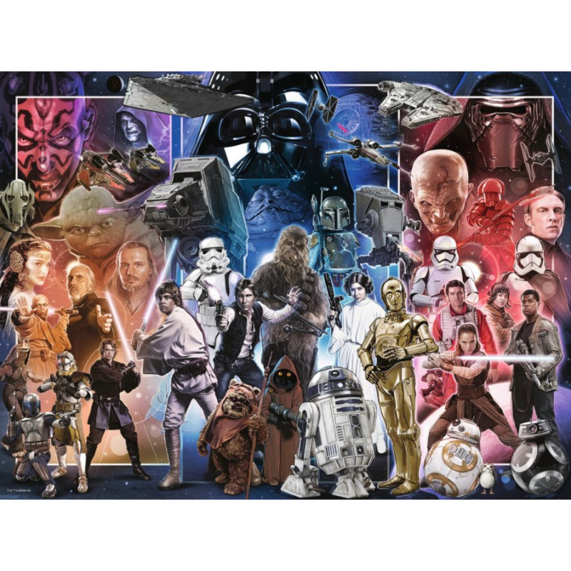 Ravensburger Puzzle The Mandalorian Star Wars 4x100 Pieces Multicolor