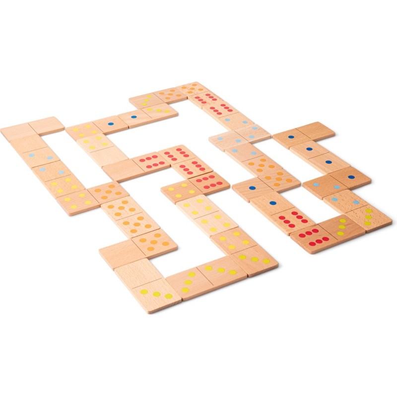 New Classic Toys Farm Life Gioco Domino In Legno – Multicolore, 10835 – Giocattolo Educativo Per Bambini, Sicuro E Colorato - 3