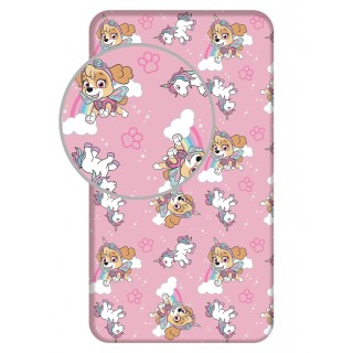 Jerry Fabrics Dětské prostěradlo Paw Patrol 354 90x200x25 cm