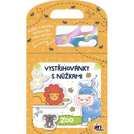 Jiri Models Vystřihovánky s nůžkami ZOO