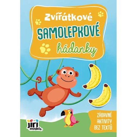 Jiri Models Zvířátkové samolepkové hádanky