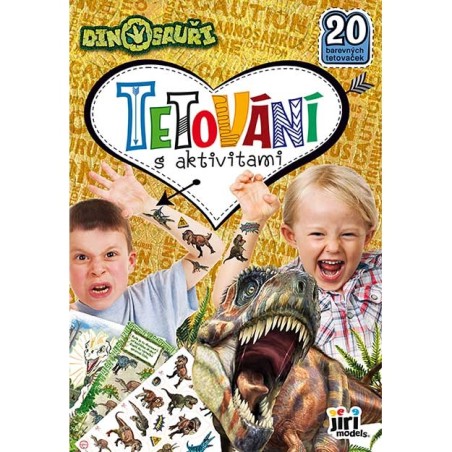 Jiri Models Tetování s aktivitami Dinosauři